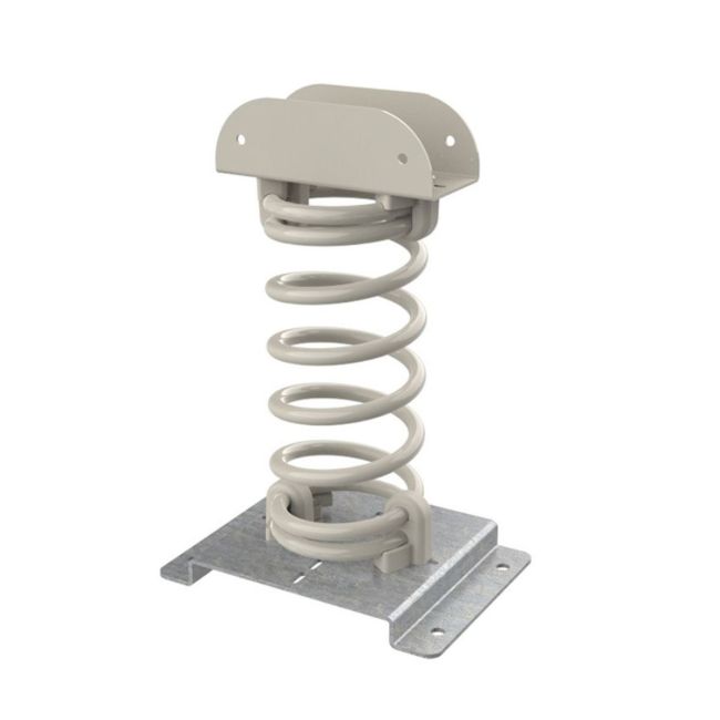 Balansoar pe arcuri pentru copii, vulpe, cu prindere pe beton, hdpe, kbt - okekbt177.002.004.001