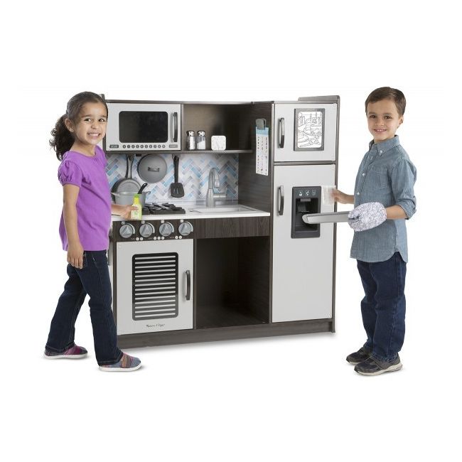 Bucatarie de joaca charcoal - melissa and doug - okemd4010