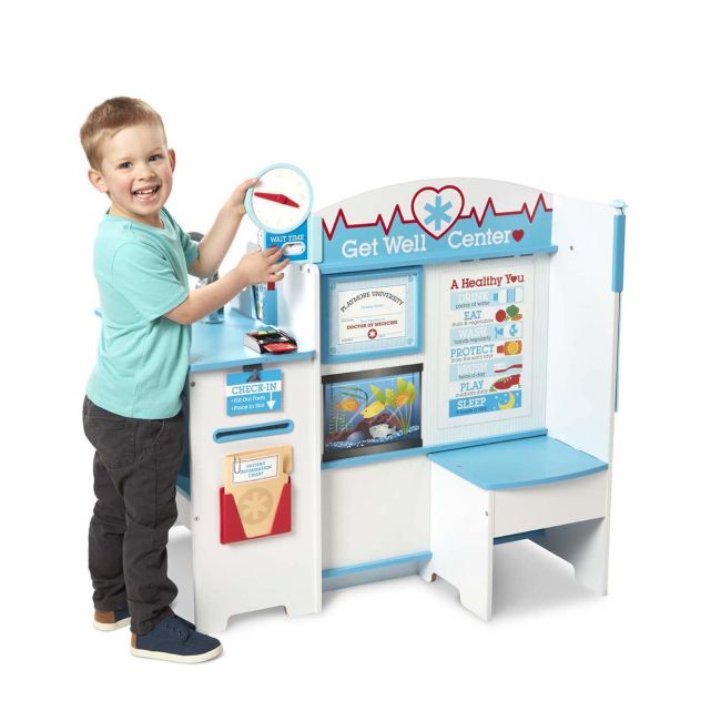 Centru de joaca din lemn la doctor - melissa & doug - okemd31800