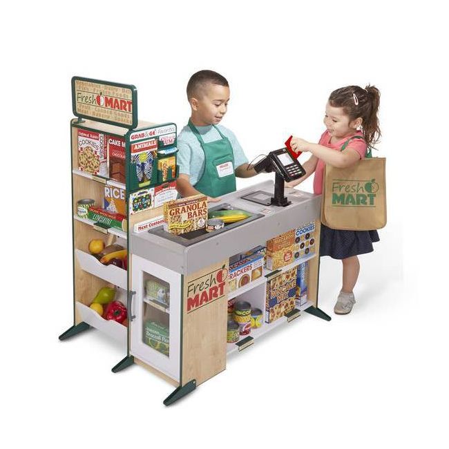 Colt de joaca din lemn supermarket melissa and doug - okemd9340