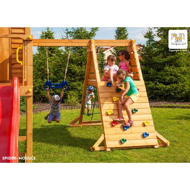 Complex de joaca din lemn fungoo maxi set spider land - okefu03528