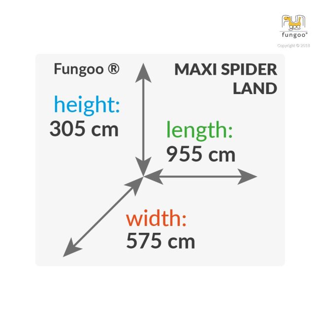 Complex de joaca din lemn fungoo maxi set spider land - okefu03528