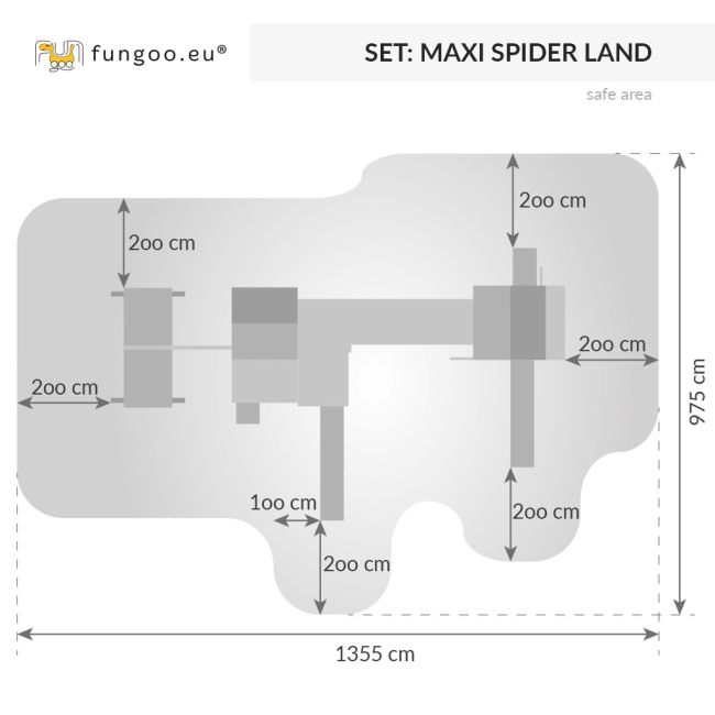 Complex de joaca din lemn fungoo maxi set spider land - okefu03528