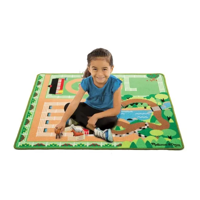 Covor de joaca ferma calutilor - melissa and doug - okemd9409