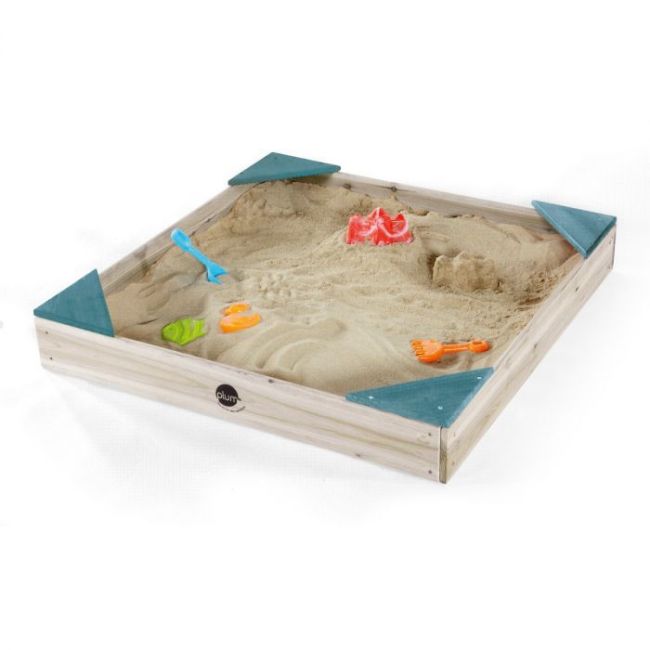 Cutie de nisip din lemn junior 90x90 plum - okeplum25083