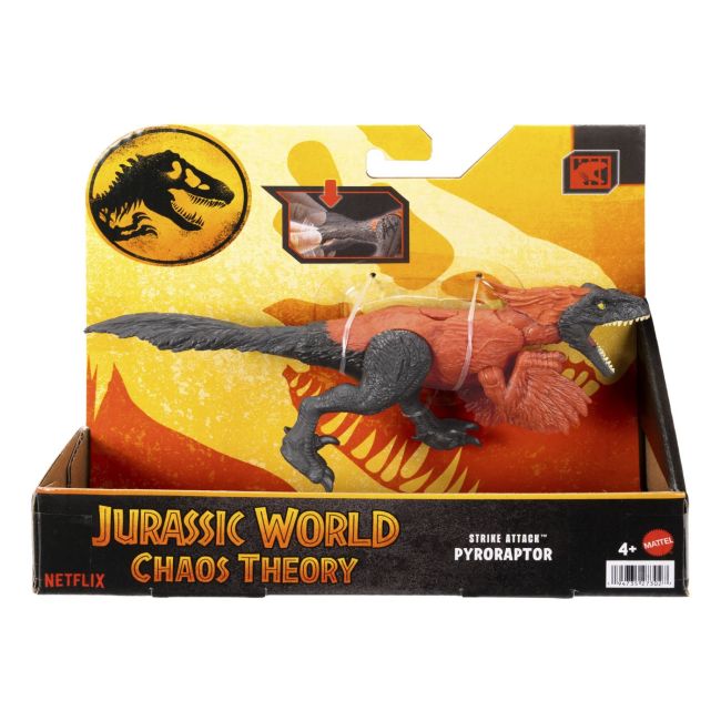 JURASSIC WORLD CHAOS THEORY STRIKE ATTACK DINOZAUR PYRORAPTOR VIVMTHLN63_JCL56