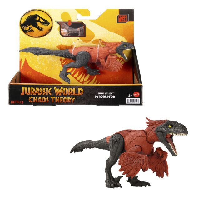 JURASSIC WORLD CHAOS THEORY STRIKE ATTACK DINOZAUR PYRORAPTOR VIVMTHLN63_JCL56