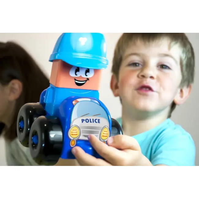 Joc constructii tematic statie politie - miniland - okeml32353