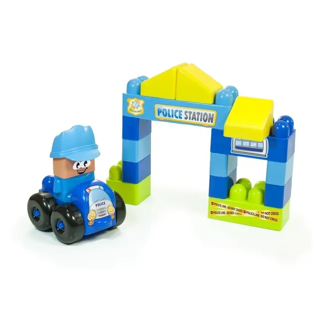 Joc constructii tematic statie politie - miniland - okeml32353