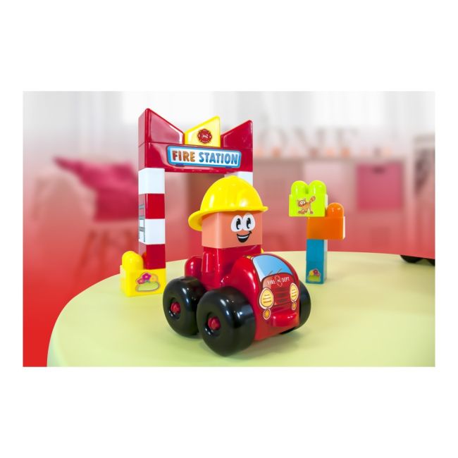 Joc constructii tematic statie pompieri - miniland - okeml32352