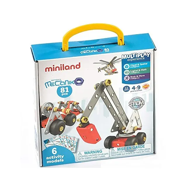 Joc de constructii activity mecaniko 81 miniland - okeml32656