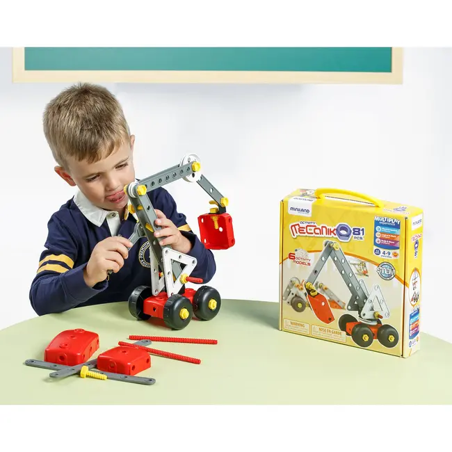 Joc de constructii activity mecaniko 81 miniland - okeml32656