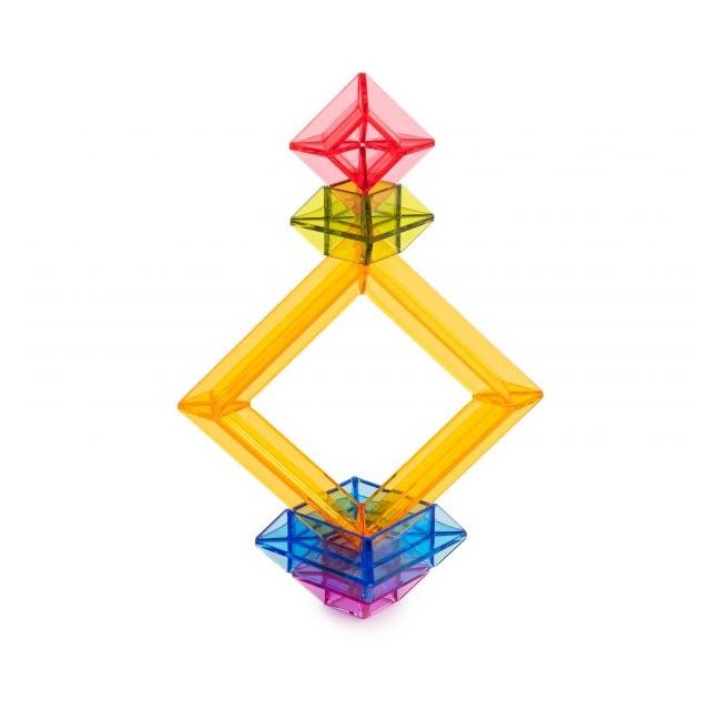 Joc de constructii cu piese translucide piramide - okeml32174