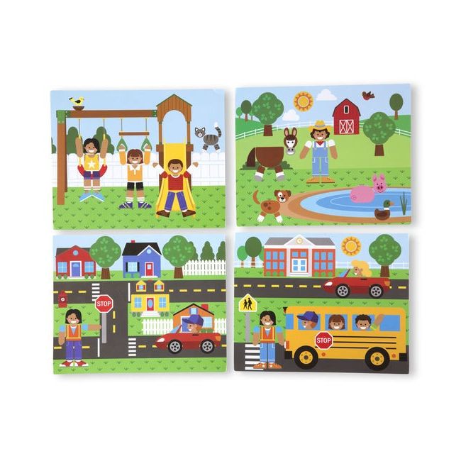 Joc magnetic potriveste piesele melissa & doug - okemd9918