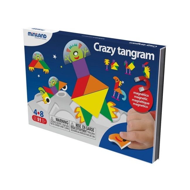 Joc magnetic tangram fantezie - okeml31965