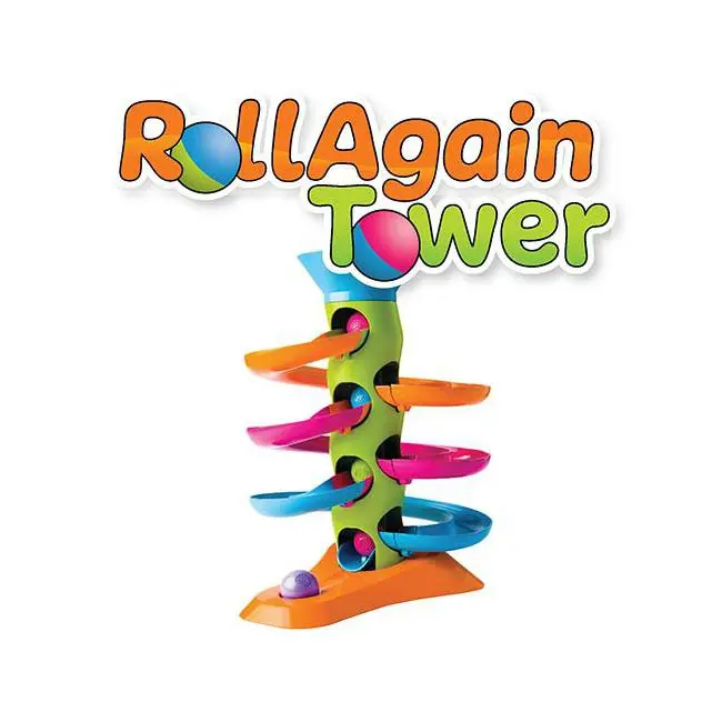 Jucarie turnulet cu bile rollagain - okefbtfa178-1