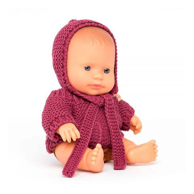 Papusa bebelus educativa 21 cm - baiat caucazian - okeml31341