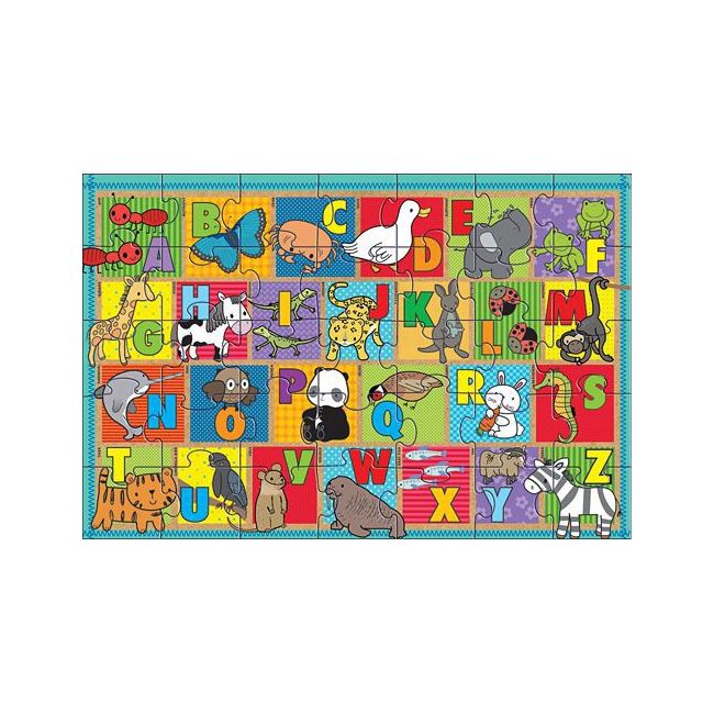 Primul meu puzzle de podea eco alfabetul animalelor - melissa and doug - okemd31373