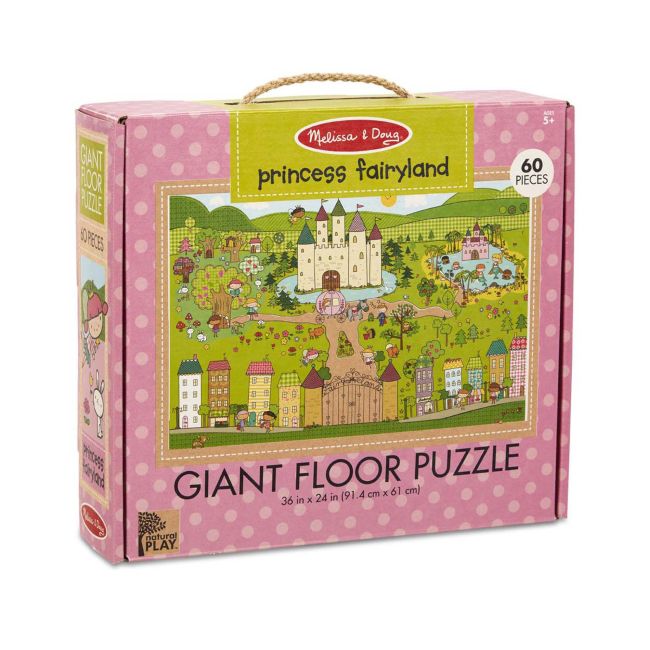 Primul meu puzzle de podea eco tinutul printelesor - melissa & doug - okemd31372