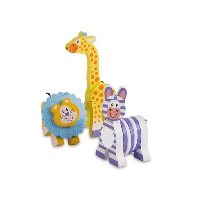 Set 3 jucarii pentru motricitate safari - melissa & doug - okemd3206