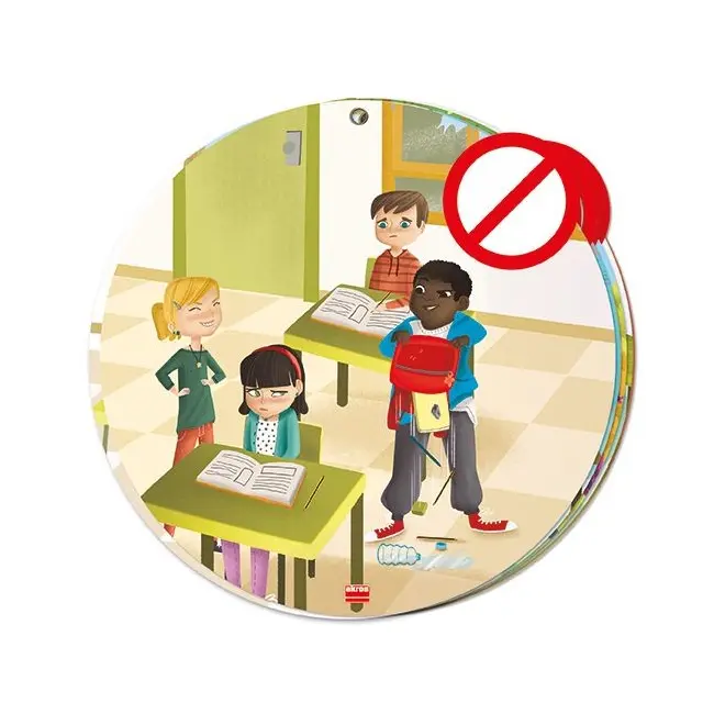 Set 6 postere educative anti-bullying pentru gradinita si scoala - okeakr20841