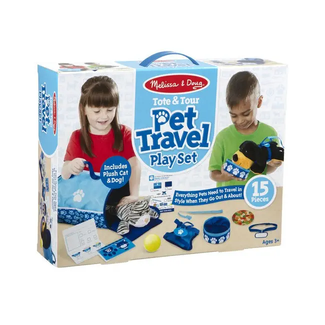 Set de joaca animalele de companie calatoresc melissa and doug - okemd8541