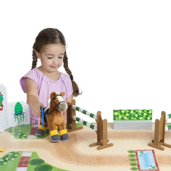 Set de joaca concursul de echitatie - melissa & doug - okemd30708