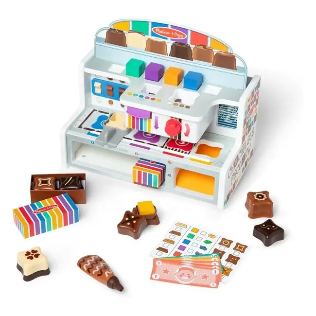 Set de joaca din lemn fabrica de ciocolata - okemd50889