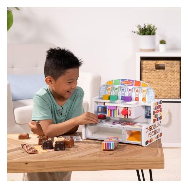 Set de joaca din lemn fabrica de ciocolata - okemd50889