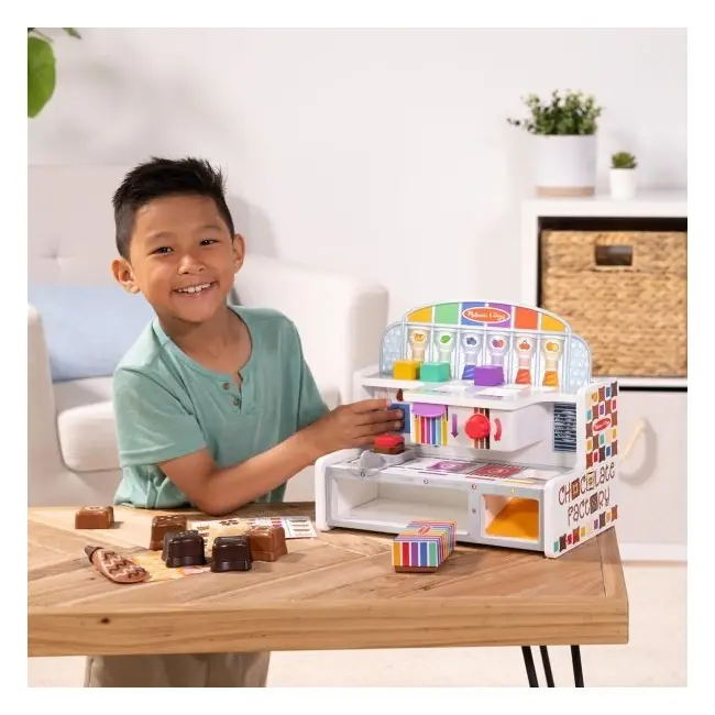 Set de joaca din lemn fabrica de ciocolata - okemd50889