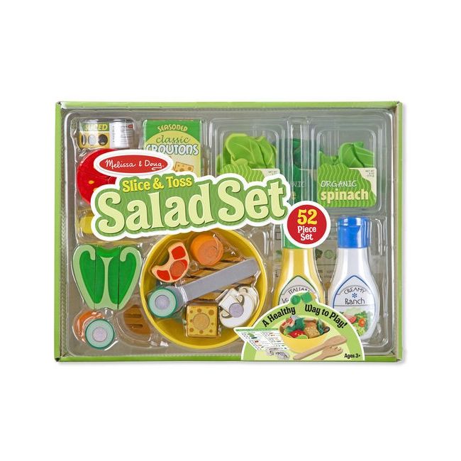 Set de joaca din lemn salate delicioase melissa and doug - okemd9310
