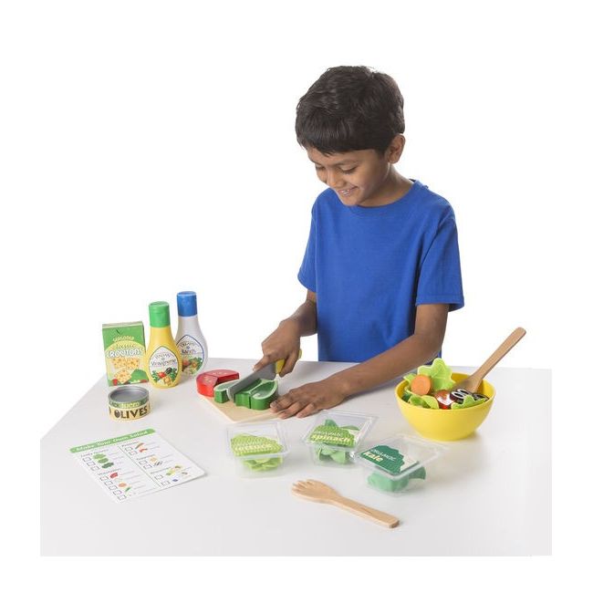 Set de joaca din lemn salate delicioase melissa and doug - okemd9310