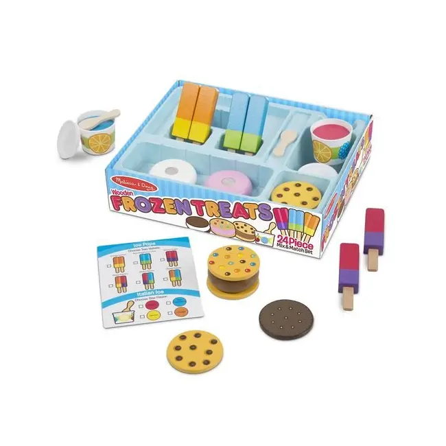 Set de joaca inghetate delicioase - melissa & doug - okemd9869