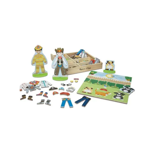 Set de joaca magnetic meserii - melissa & doug - okemd9309