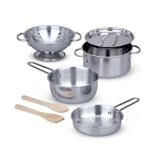 Set de joaca oale si cratite inox - melissa & doug - okemd4265