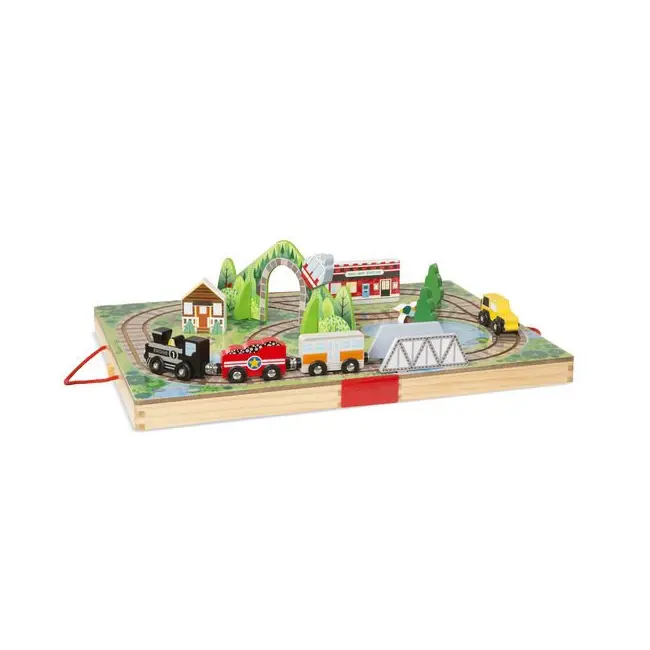 Set de joaca portabil trenuletul - melissa & doug - okemd40140
