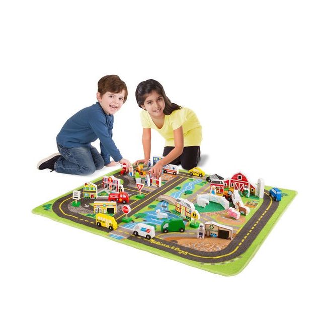 Set de joaca si covoras orasul melissa and doug - okemd5195
