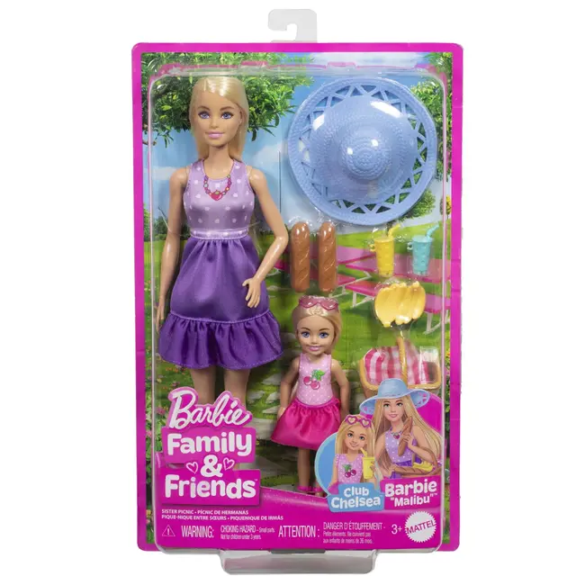 BARBIE FAMILY AND FRIENDS SET PAPUSA BARBIE SI PAPUSA CHELSEA VIVMTJBF43