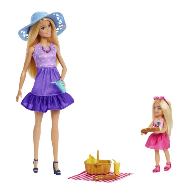 BARBIE FAMILY AND FRIENDS SET PAPUSA BARBIE SI PAPUSA CHELSEA VIVMTJBF43