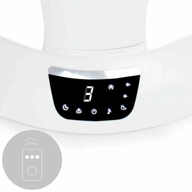 Balansoar electric, Jane, Moon, Cu 5 trepte de viteza, Timer, 12 melodii si 5 sunete ale naturii, Conform cu standardul european EN 12790:2023, Star BYN8420421090022