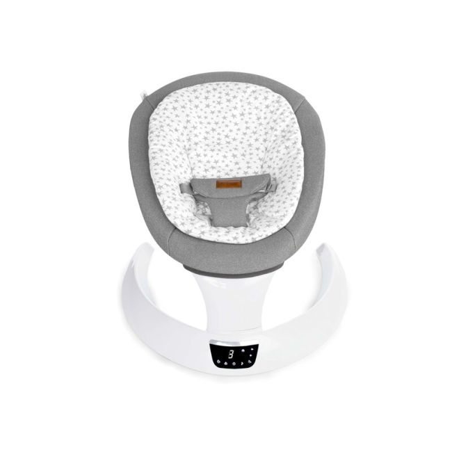 Balansoar electric, Jane, Moon, Cu 5 trepte de viteza, Timer, 12 melodii si 5 sunete ale naturii, Conform cu standardul european EN 12790:2023, Star BYN8420421090022
