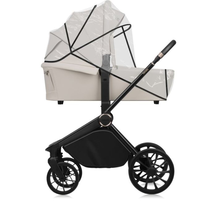 Carucior 2 in 1, Lionelo, Mika Plus, Cadru din aluminiu, Cu landou intarit si salteluta moale, Reversibil, Cu sistem de ventilatie 3D, Cu accesorii, Pana la 22 kg, Conform cu EN1888-1 EN1888-2, EN1466, Bej BYNLO-MIKA_PLUS_2IN1_BEIGE_SAND