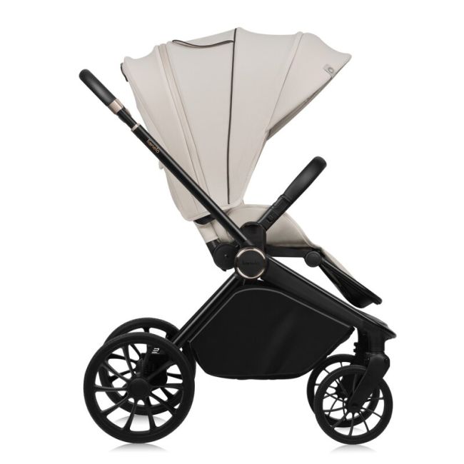 Carucior 2 in 1, Lionelo, Mika Plus, Cadru din aluminiu, Cu landou intarit si salteluta moale, Reversibil, Cu sistem de ventilatie 3D, Cu accesorii, Pana la 22 kg, Conform cu EN1888-1 EN1888-2, EN1466, Bej BYNLO-MIKA_PLUS_2IN1_BEIGE_SAND