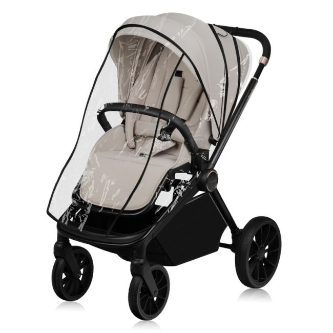 Carucior 2 in 1, Lionelo, Mika Plus, Cadru din aluminiu, Cu landou intarit si salteluta moale, Reversibil, Cu sistem de ventilatie 3D, Cu accesorii, Pana la 22 kg, Conform cu EN1888-1 EN1888-2, EN1466, Bej BYNLO-MIKA_PLUS_2IN1_BEIGE_SAND
