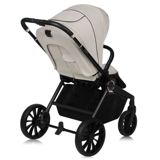 Carucior 2 in 1, Lionelo, Mika Plus, Cadru din aluminiu, Cu landou intarit si salteluta moale, Reversibil, Cu sistem de ventilatie 3D, Cu accesorii, Pana la 22 kg, Conform cu EN1888-1 EN1888-2, EN1466, Bej BYNLO-MIKA_PLUS_2IN1_BEIGE_SAND