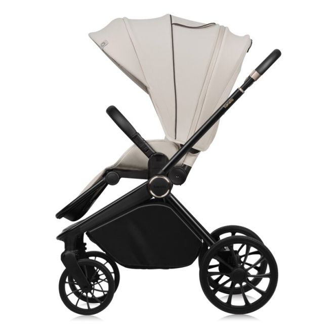 Carucior 2 in 1, Lionelo, Mika Plus, Cadru din aluminiu, Cu landou intarit si salteluta moale, Reversibil, Cu sistem de ventilatie 3D, Cu accesorii, Pana la 22 kg, Conform cu EN1888-1 EN1888-2, EN1466, Bej BYNLO-MIKA_PLUS_2IN1_BEIGE_SAND