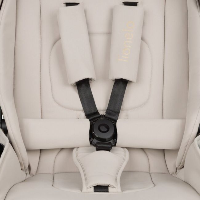 Carucior 2 in 1, Lionelo, Mika Plus, Cadru din aluminiu, Cu landou intarit si salteluta moale, Reversibil, Cu sistem de ventilatie 3D, Cu accesorii, Pana la 22 kg, Conform cu EN1888-1 EN1888-2, EN1466, Bej BYNLO-MIKA_PLUS_2IN1_BEIGE_SAND