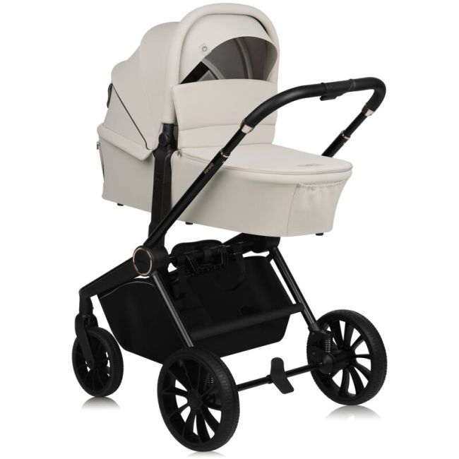 Carucior 2 in 1, Lionelo, Mika Plus, Cadru din aluminiu, Cu landou intarit si salteluta moale, Reversibil, Cu sistem de ventilatie 3D, Cu accesorii, Pana la 22 kg, Conform cu EN1888-1 EN1888-2, EN1466, Bej BYNLO-MIKA_PLUS_2IN1_BEIGE_SAND