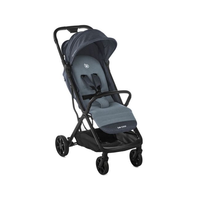 Carucior sport, Be Cool, Strike, Cu pliere automata, Roti cu suspensii, De la nastere pana la 22 Kg, 6.88 Kg, Be Azure BYN8420421092835
