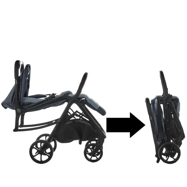 Carucior sport, Be Cool, Strike, Cu pliere automata, Roti cu suspensii, De la nastere pana la 22 Kg, 6.88 Kg, Be Azure BYN8420421092835